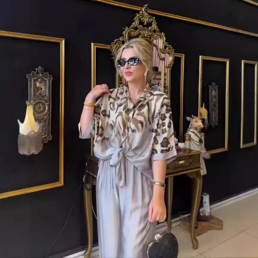 MAËLLE - Ensemble Satin Animalier