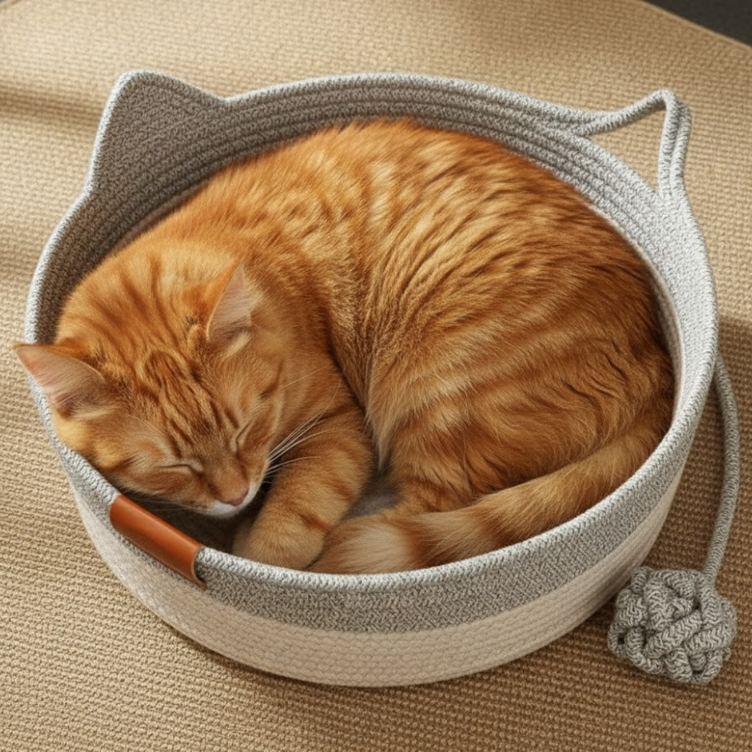 ArtiCat - Cuccia Artigianale in Corda Naturale