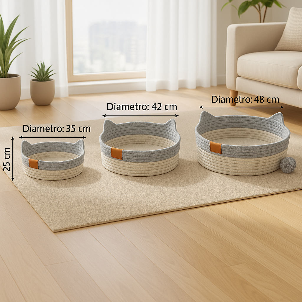 ArtiCat - Cuccia Artigianale in Corda Naturale